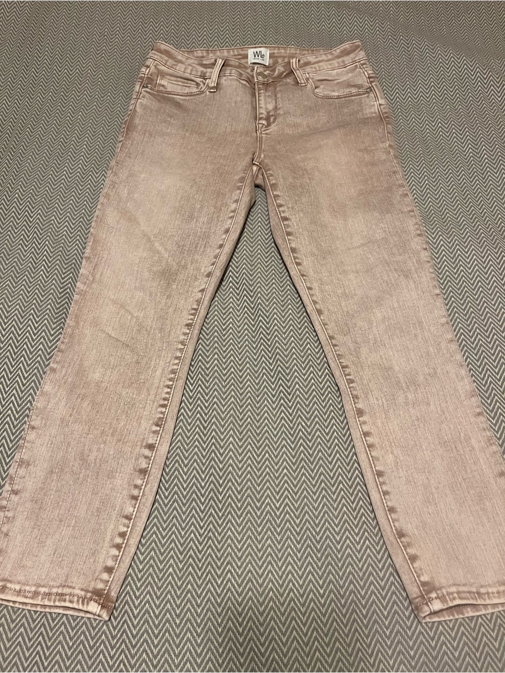 Wash Lab Mid-Rise Skinny Cloudwash Ankle Jeans. Color:Cinnamon. Size 27. NWOT.
